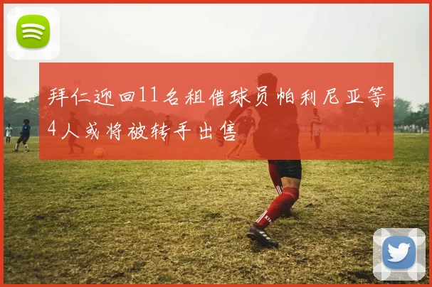 拜仁迎回11名租借球员帕利尼亚等4人或将被转手出售