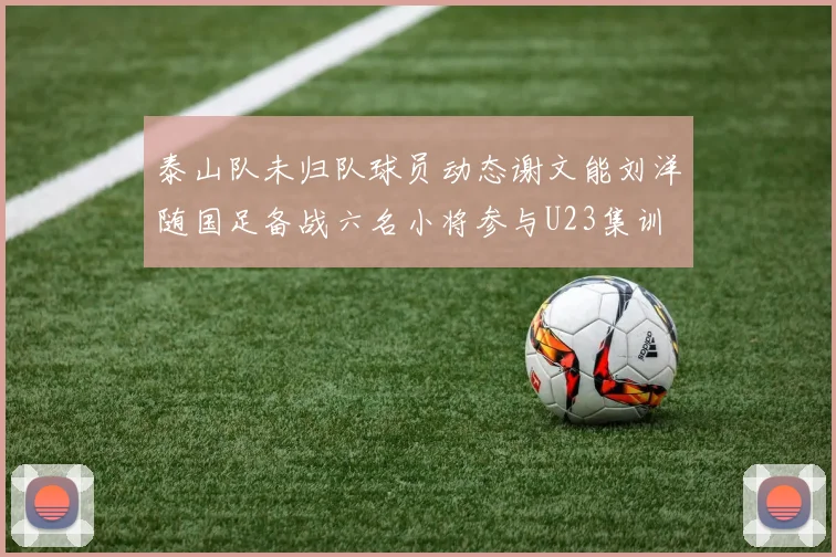 泰山队未归队球员动态谢文能刘洋随国足备战六名小将参与U23集训
